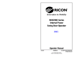 Ricon RDO2900 Series Operating instructions