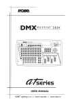 Robe DMX Control 1024 User manual