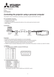 Mitsubishi DLP HC7900DW User manual