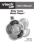VTech Baby Tunes Music Player User`s manual