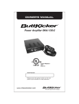 ButtKicker BKA-130-C Specifications