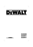 DeWalt D25941 Technical data