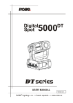 Robe Digital Spot 5000 DT Specifications