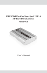 Macally PHR-S250U3B User`s manual