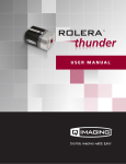 Q Imaging Rolera Thunder User manual