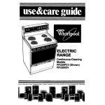 Whirlpool RF330PXV Specifications