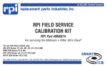 rpi field service calibration kit