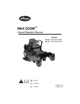 Ariens 991065-Max Zoom 2552 Specifications