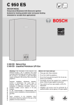 Bosch C950ES Specifications