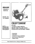 Craftsman 917.299850 Owner`s manual