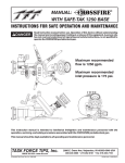 Crossfire BMF800.5 Instruction manual