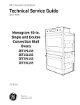 Monogram 30-in. Single and Double Convection Wall Ovens