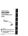 Craftsman 358.795320 Operator`s manual