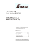 Ewave EWCF5W Instruction manual