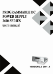 Array electronic 3645A User manual