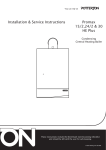 Baxi Potterton 24 Technical data