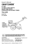 Craftsman 917.293301 Owner`s manual