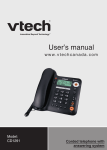 VTech CD1291 User`s manual