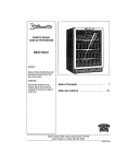 Danby DBC514BLS Owner`s manual
