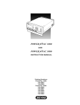 BIO RAD PowerPac 200 Instruction manual