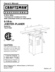 Craftsman 152.217060 Owner`s manual