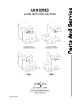 Brewmatic LA-3 SERIES Troubleshooting guide