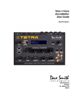 Dave Smith Instruments TETR4 User guide