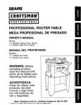Craftsman 171.264640 Owner`s manual