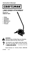 Craftsman C944.511572 Instruction manual