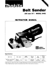 Makita 9401 Instruction manual