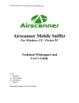 Airscanner Mobile Sniffer User`s guide