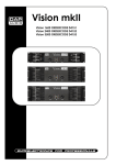 DAPAudio Vision 3500 Product guide