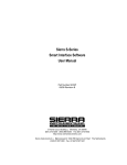 Sierra Products UV360FP User manual