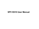 AMOI SPV E610 User manual