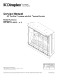 Dimplex BF39ST Service manual