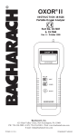 Bacharach OXOR II 19-7044 Specifications