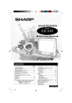 Sharp 25C340 Operating instructions