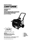 Craftsman 580.768050 Operating instructions