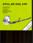 Yard-Man 320 Series Instruction manual