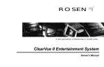 Rosen CV6822D Owner`s manual