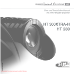 Sim2 HT280 Installation manual