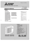 Mitsubishi PUHZ-RP60VHA Service manual