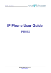 Wuchuan PH802 User guide