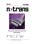 Maycom N-Trans Standard User manual