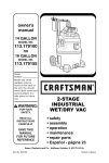 Craftsman 113.179155 Owner`s manual