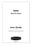 Rangemaster Single Built in Oven User guide