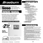 Braeburn 5050 Specifications