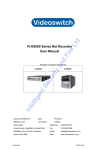Videoswitch Vi-K2 User manual