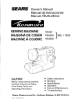 Sears Kenmore 385.17626 Owner`s manual