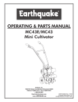 EarthQuake MC43 Owner`s manual
